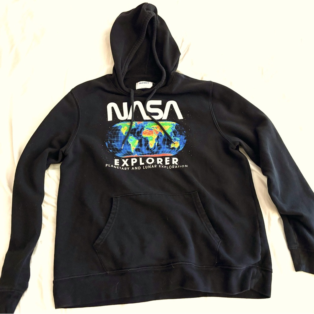 Multicolor Nasa hoodie.